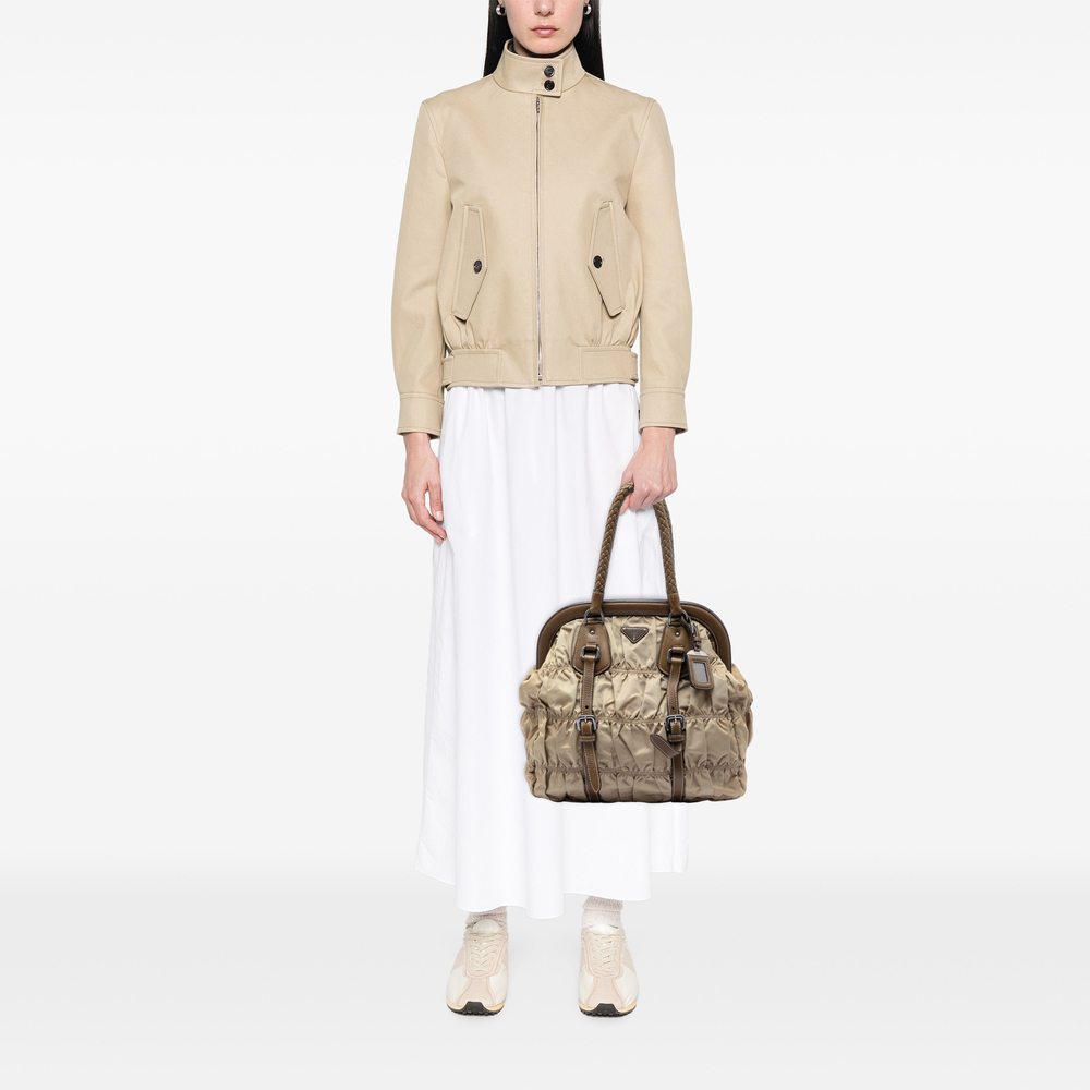 Pre-Loved Prada Tessuto Gaufre Frame Tote - Picture 6 of 6